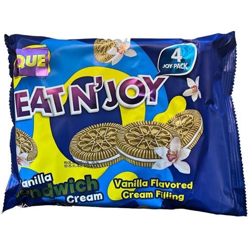 Picture of Que Eat-N-Joy Cream Sand.Bisc.Vanilla(56gx4)