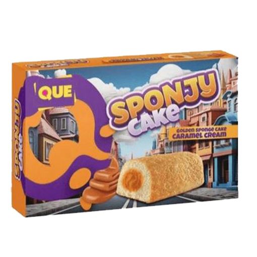 Picture of Que Spon-jy Sponge Cake Caramel 200g
