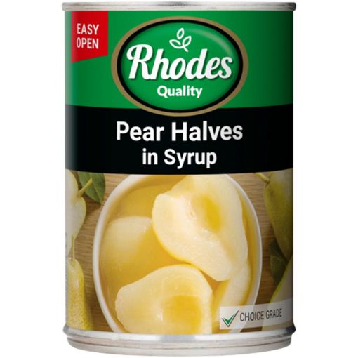 Picture of Rhodes Pear Halves In Syrup 410g