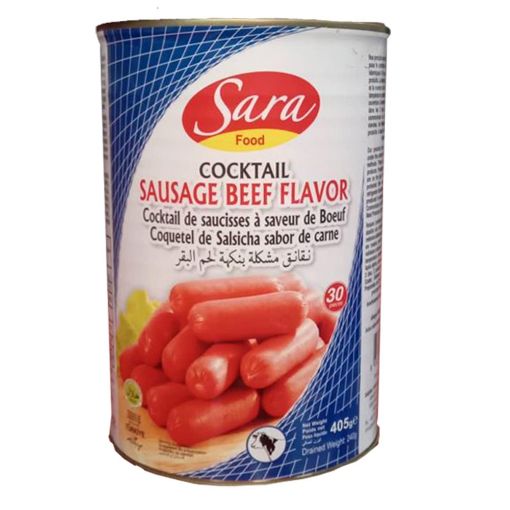 Picture of Sara Beef Sausage Cocktail 405g