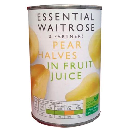 Picture of WR Ess Pear Halves In fruit juice 410g