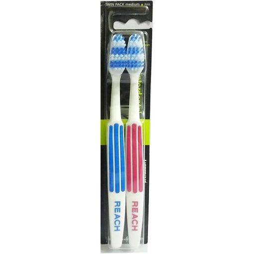 Picture of Listerine Tooth Brush Reach Interdental Medium Twin Pack
