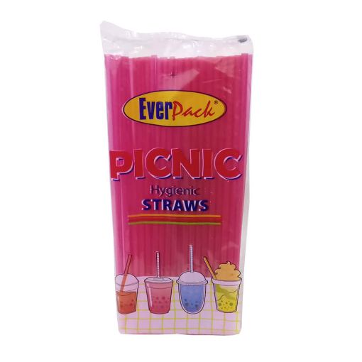 Picture of Eeverpack Picnic Hyg.Straws Unwrapped 100s
