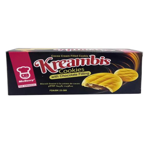 Picture of Mcberry Kreambis Cookies Choc Filling 63g