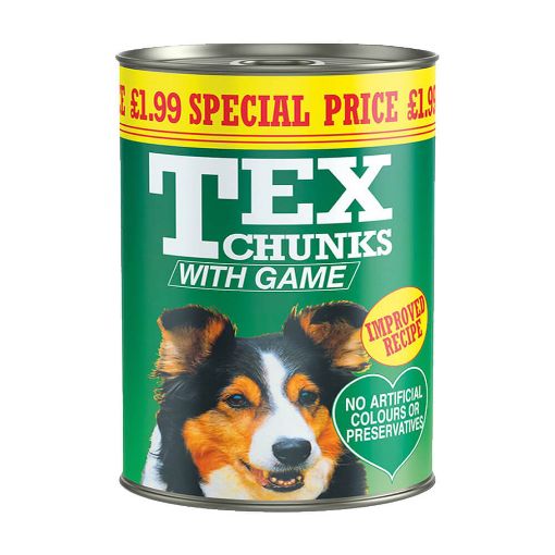 Picture of Tex Dog Food Chunks Game 1.2kg