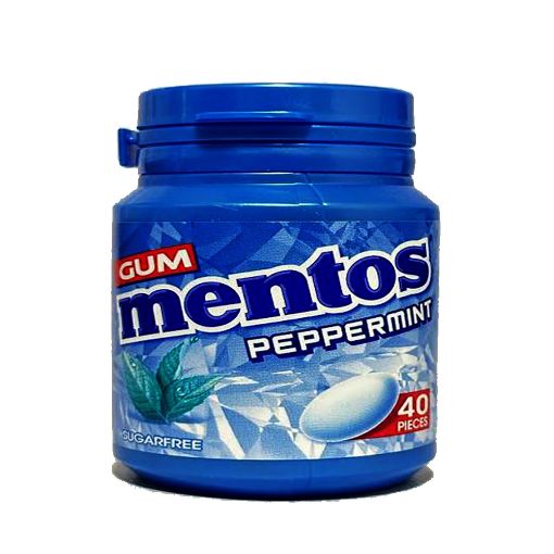 Picture of Mentos Blue Gum Bottle Peppermint 40s (U.K)
