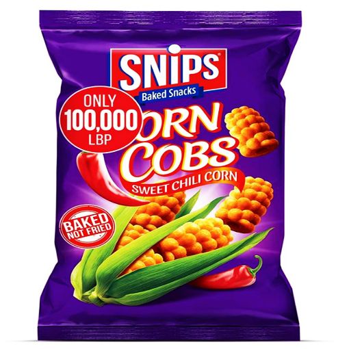 Picture of Snips Corn Cob Sweet Chilli 220g