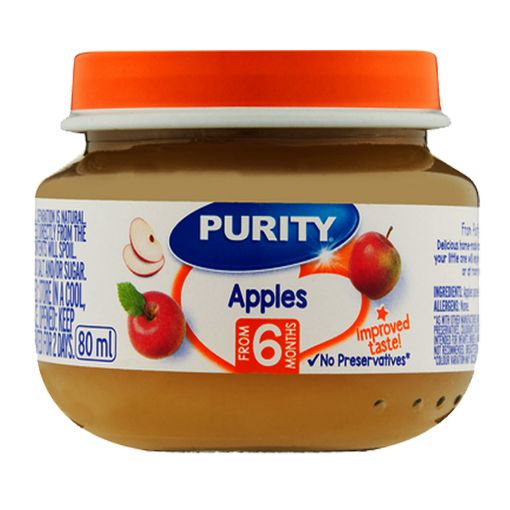 Picture of Purity 1st Foods 6mth Apples 80ml